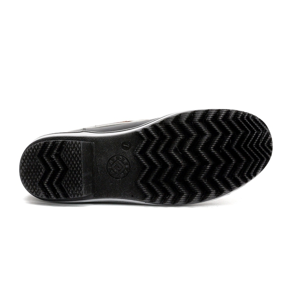 Mid-Calf Fur Snow Boots - BLACK GREY - 5